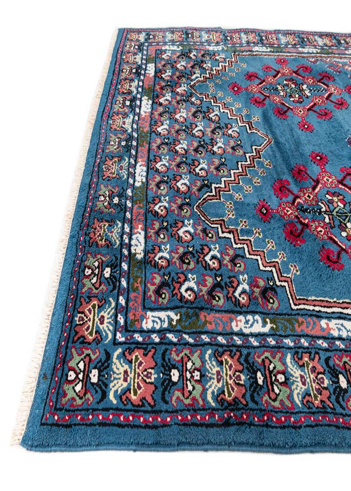 6' 7 x 10' 5 Hand Knotted Moroccan Wool Rug