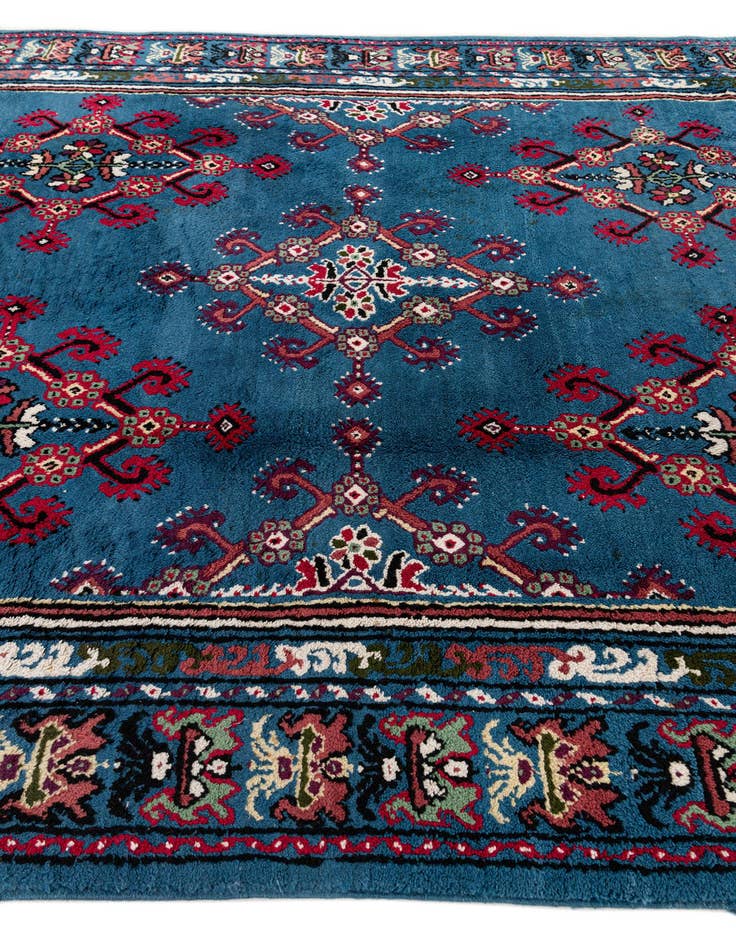Detail image of 6' 7 x 10' 5  Hand Knotted Moroccan Wool Rug