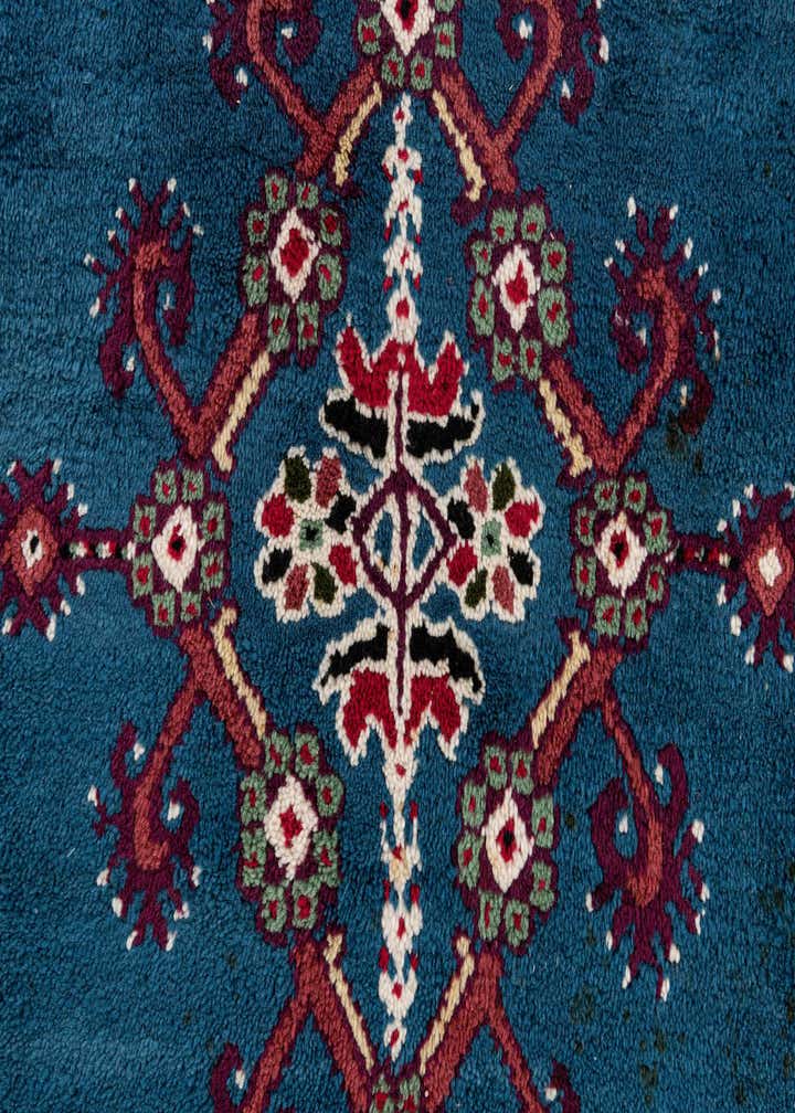 6' 7 x 10' 5 Hand Knotted Moroccan Wool Rug