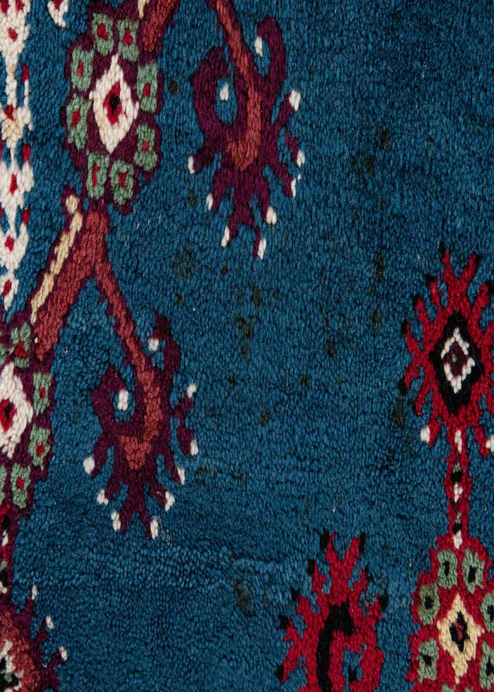 6' 7 x 10' 5 Hand Knotted Moroccan Wool Rug