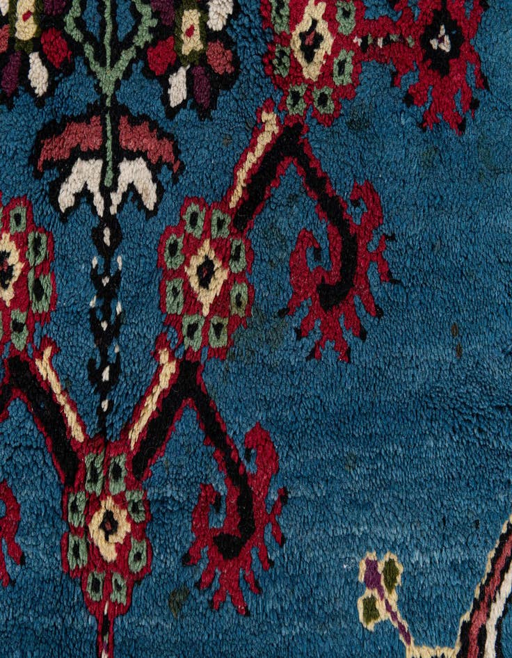 Detail image of 6' 7 x 10' 5  Hand Knotted Moroccan Wool Rug