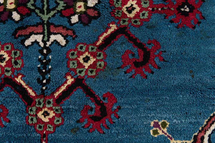 6' 7 x 10' 5 Hand Knotted Moroccan Wool Rug