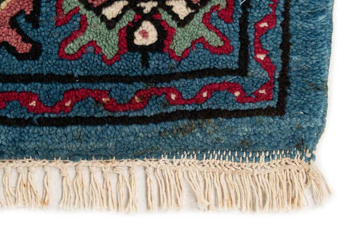 6' 7 x 10' 5 Hand Knotted Moroccan Wool Rug