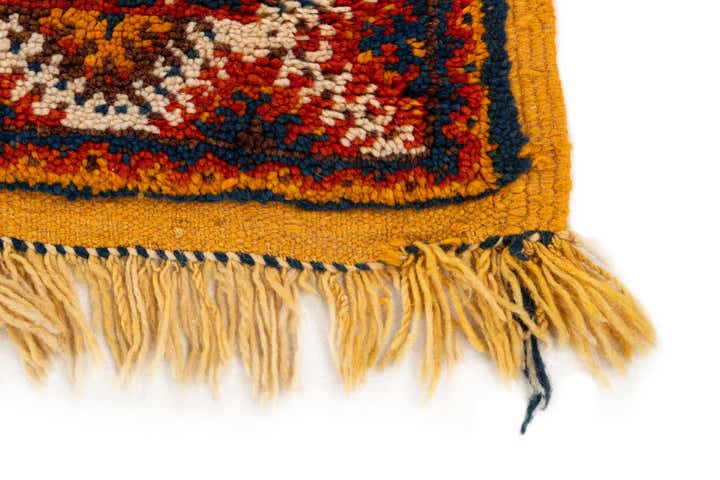 4' 3 x 6' 3 Hand Knotted Moroccan Wool Rug