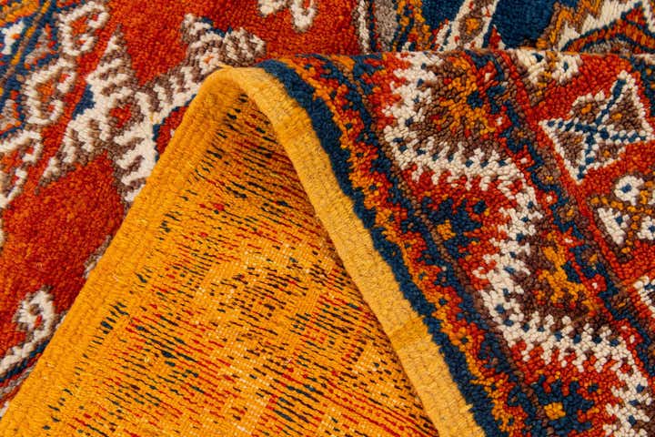 4' 3 x 6' 3 Hand Knotted Moroccan Wool Rug