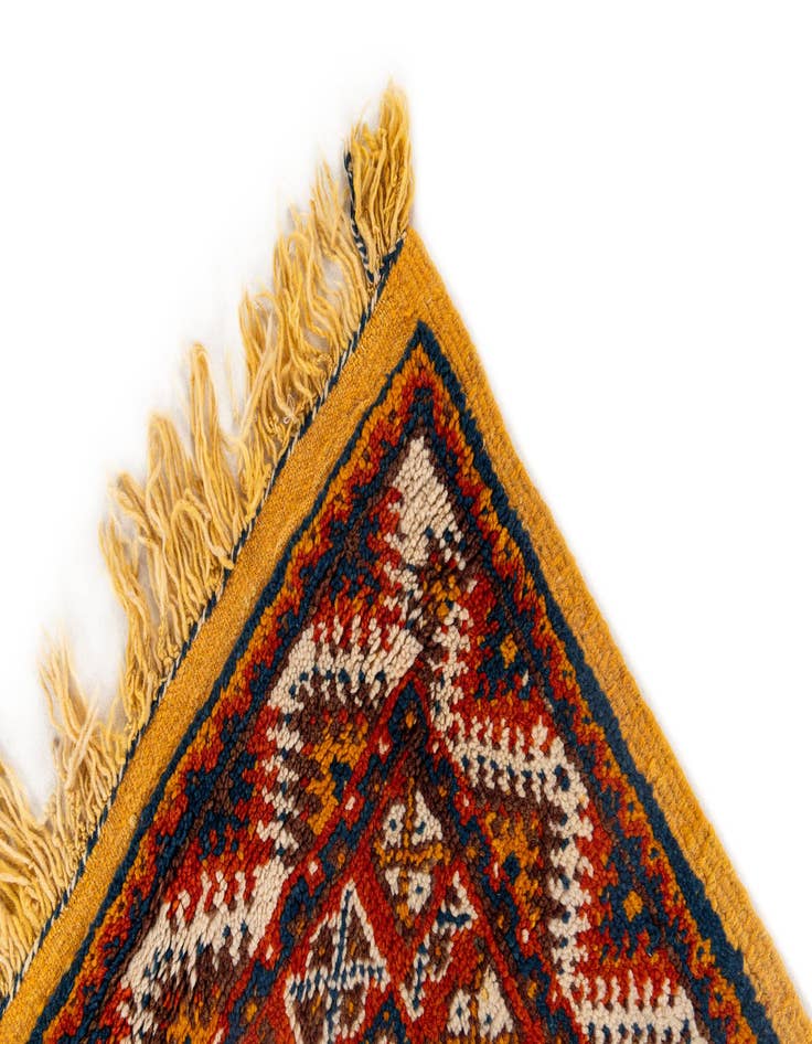 Detail image of 4' 3 x 6' 3  Hand Knotted Moroccan Wool Rug