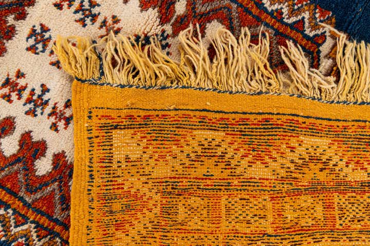 4' 3 x 6' 3 Hand Knotted Moroccan Wool Rug