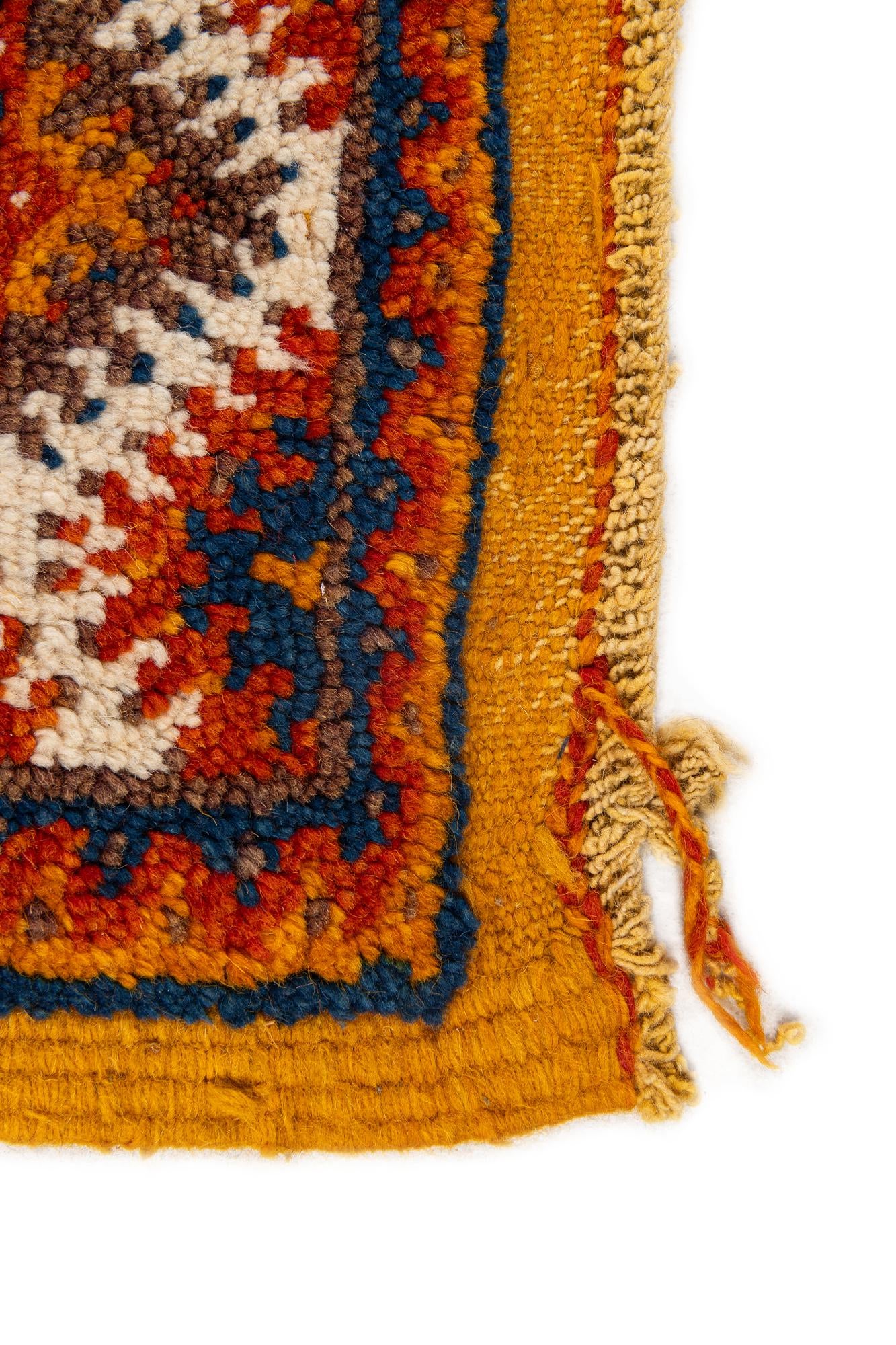 4' 3 x 6' 3 Hand Knotted Moroccan Wool Rug