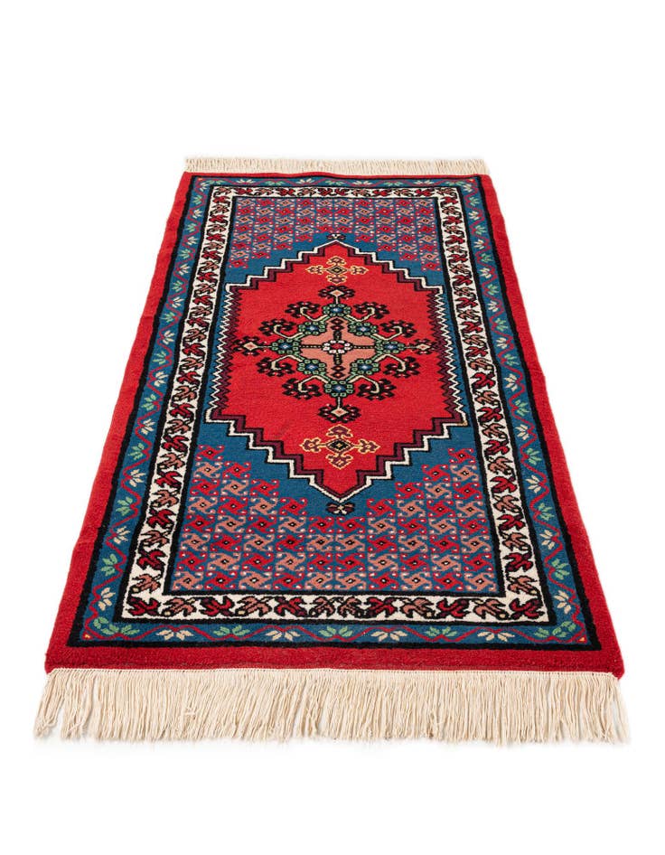 Detail image of 2' 7 x 5' 4  Hand Knotted Moroccan Wool Rug