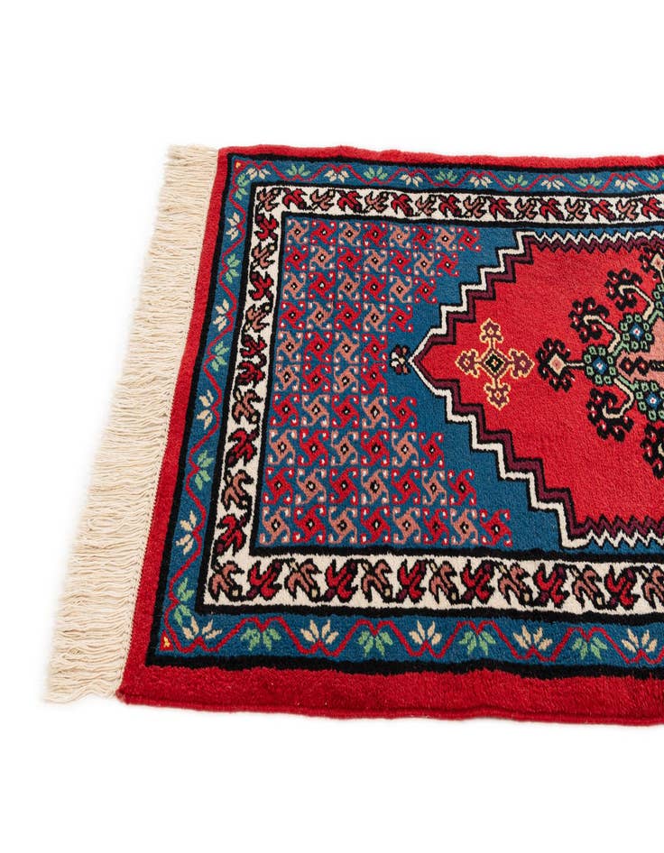 Detail image of 2' 7 x 5' 4  Hand Knotted Moroccan Wool Rug