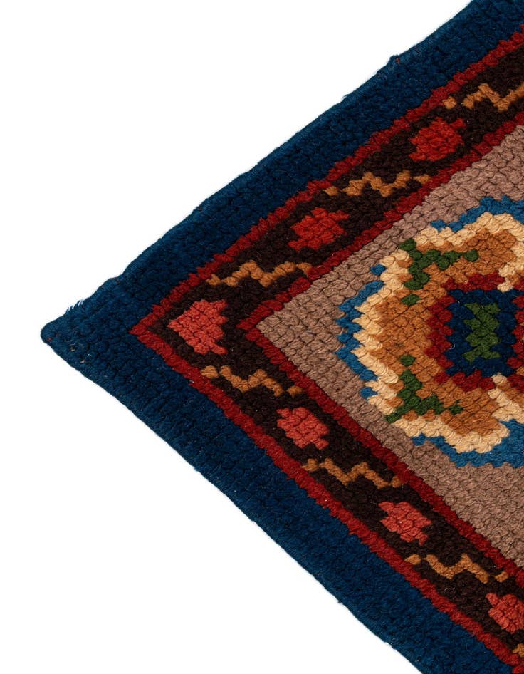 Detail image of 8' x 11' 8  Hand Knotted Moroccan Wool Rug