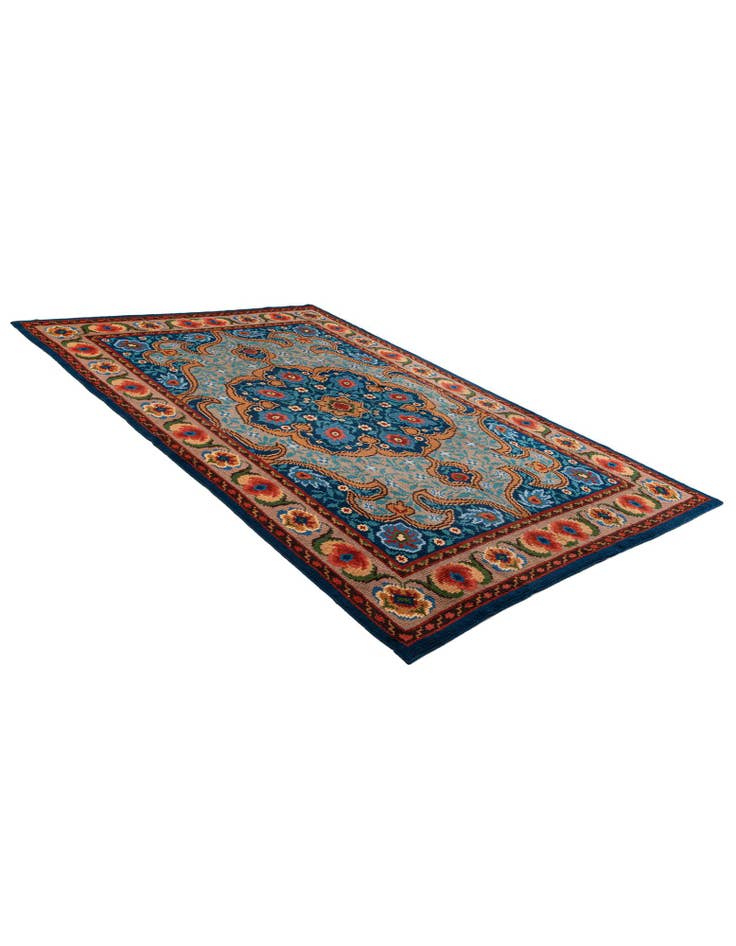 Detail image of 8' x 11' 8  Hand Knotted Moroccan Wool Rug