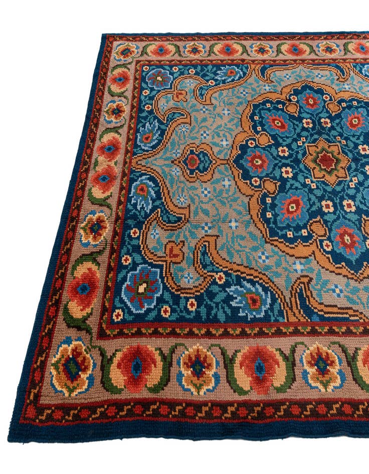 Detail image of 8' x 11' 8  Hand Knotted Moroccan Wool Rug