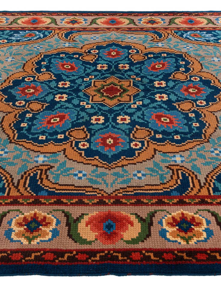 Detail image of 8' x 11' 8  Hand Knotted Moroccan Wool Rug