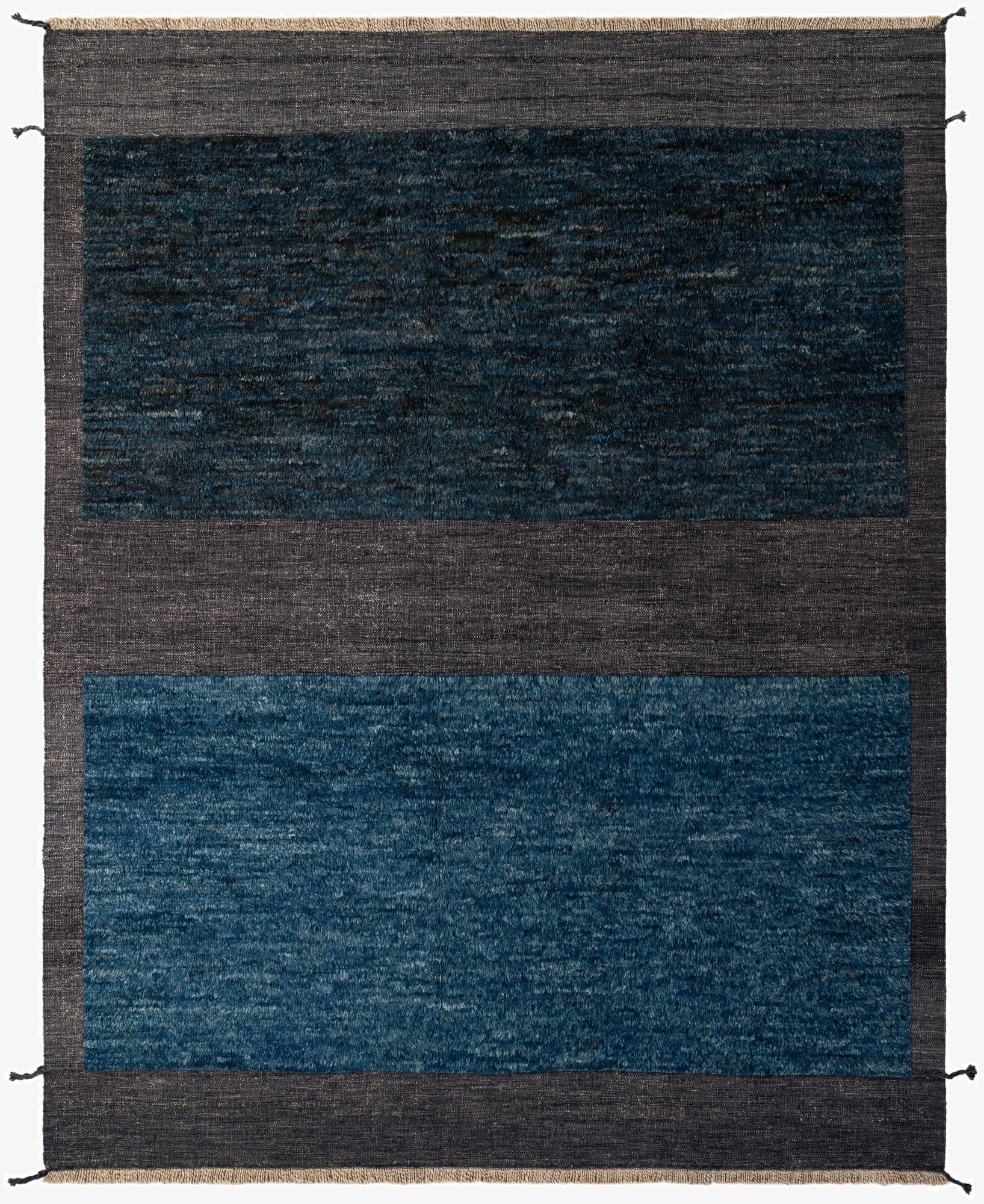 9' 4 x 11' 7  Hand Knotted Moroccan Wool Rug