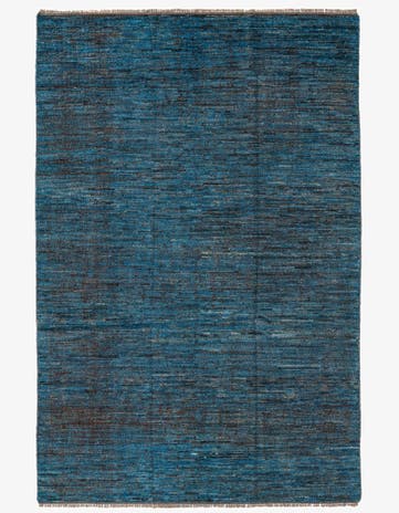 5' 5 x 8' 2 Hand Knotted Moroccan Wool Rug