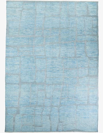 10' 2 x 14' 3 Hand Knotted Moroccan Wool Rug