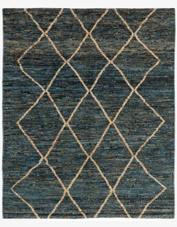 4' 10 x 5' 11 Hand Knotted Moroccan Wool Rug