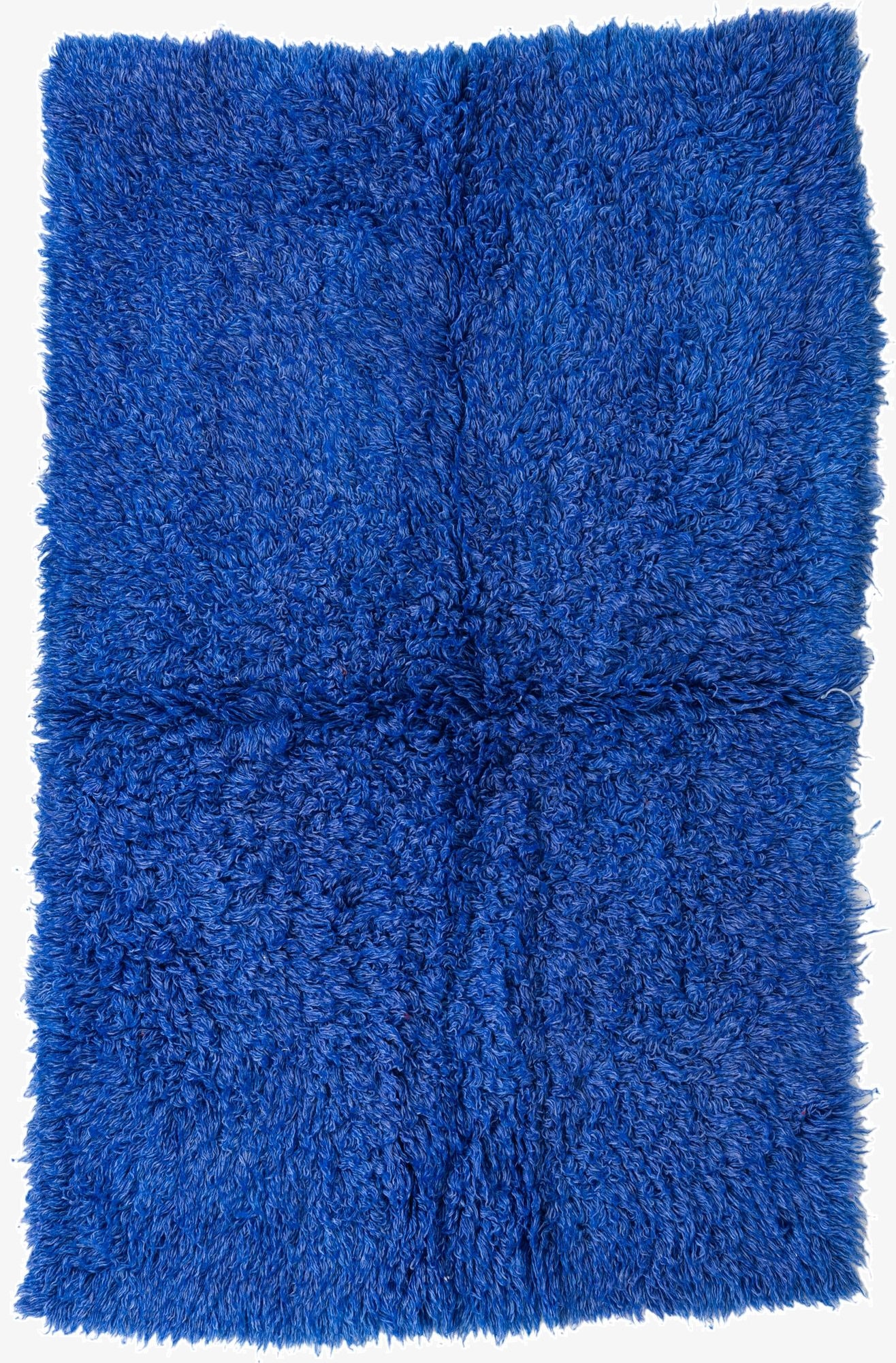 4' 9 x 7' 5  Hand Knotted Moroccan Wool Rug