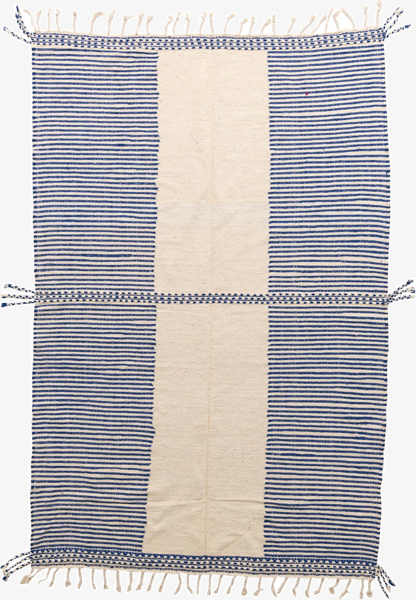 7' x 10' 6  Hand Knotted Moroccan Wool Rug