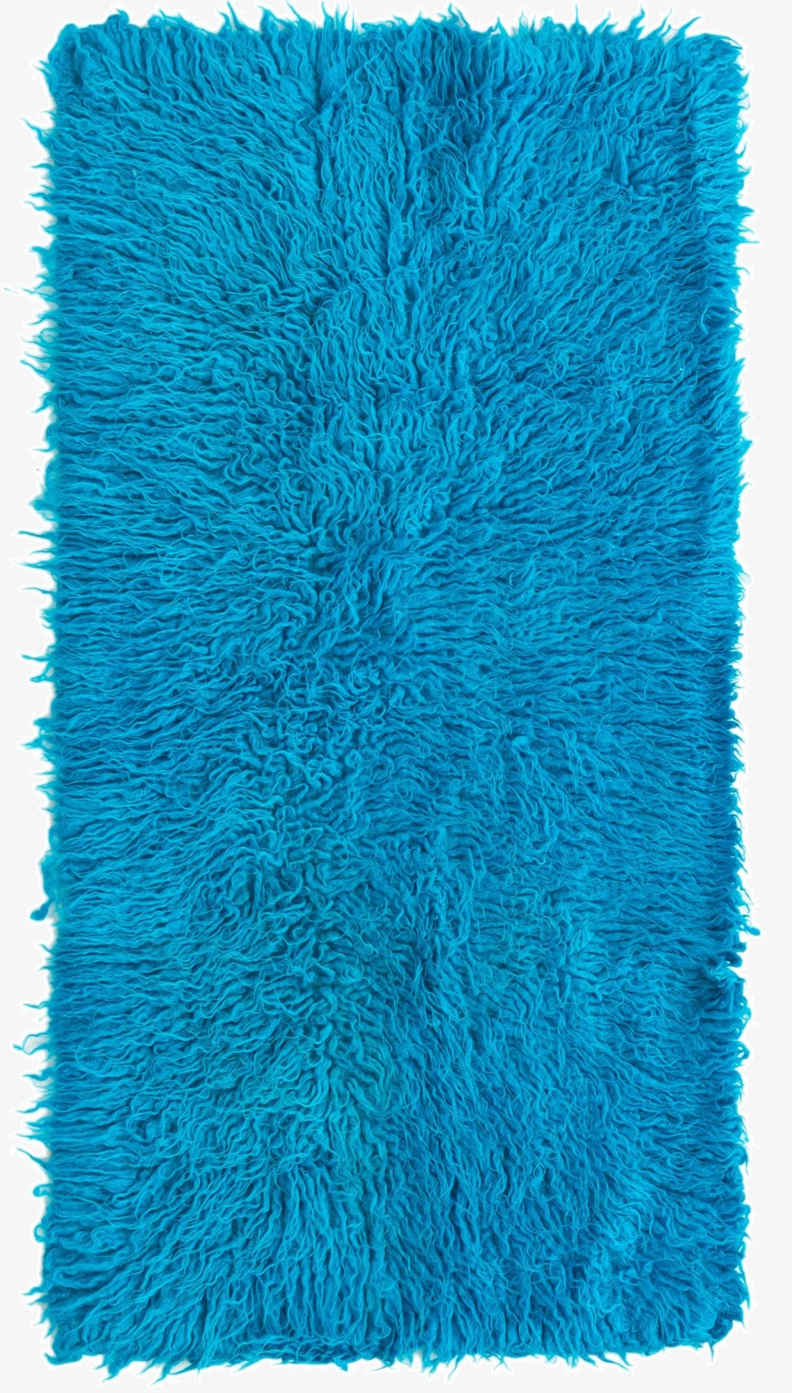 2' 1 x 3' 10  Hand Knotted Moroccan Wool Rug