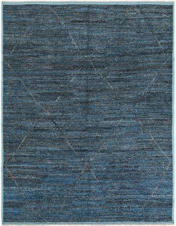 8' 3 x 10' 6 Hand Knotted Moroccan Wool Rug