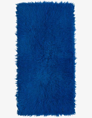 2' 4 x 4' 5 Hand Knotted Moroccan Wool Rug