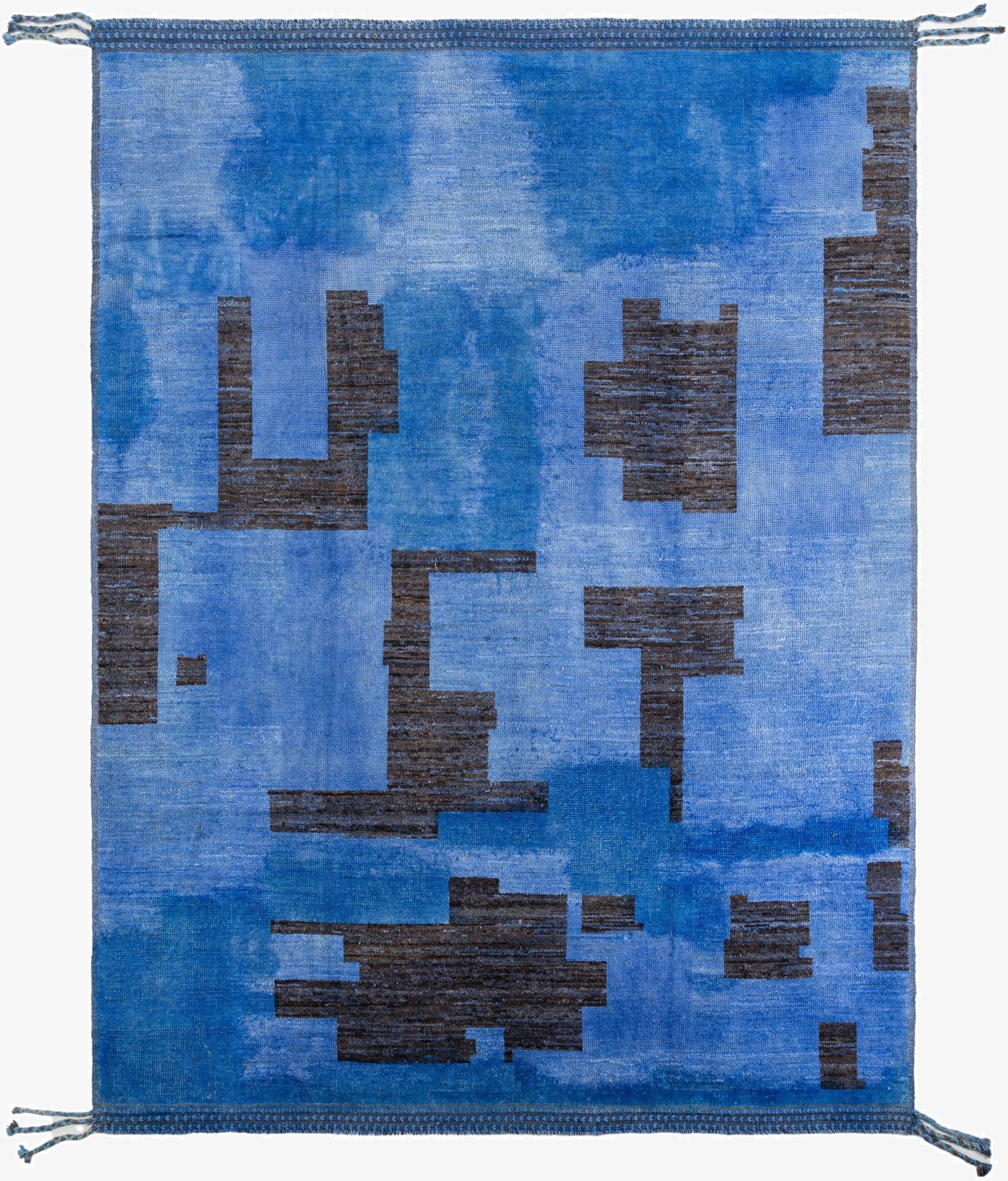 9' 2 x 12' 5  Hand Knotted Moroccan Wool Rug