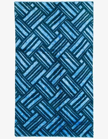 4' 10 x 8' 3 Hand Knotted Moroccan Rug