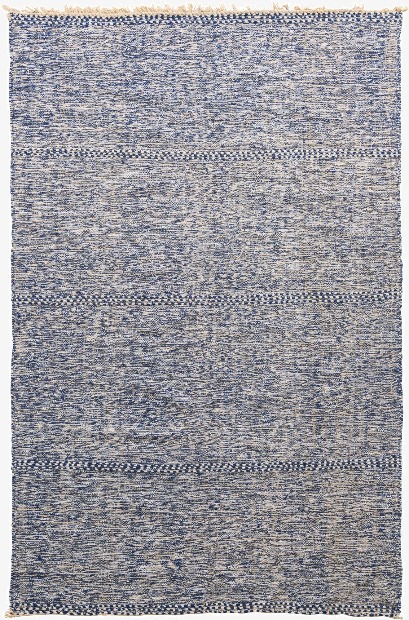 6' 3 x 9' 8  Hand Knotted Moroccan Wool Rug