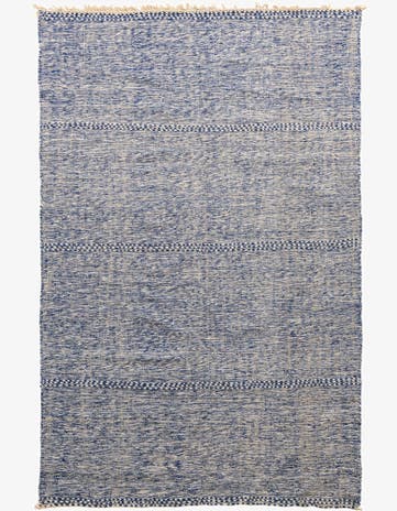6' 3 x 9' 8 Hand Knotted Moroccan Wool Rug