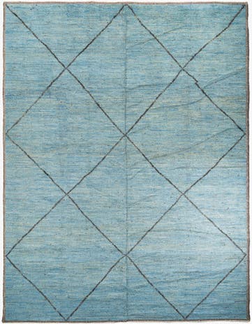 11' 9 x 15' 6 Hand Knotted Moroccan Wool Rug