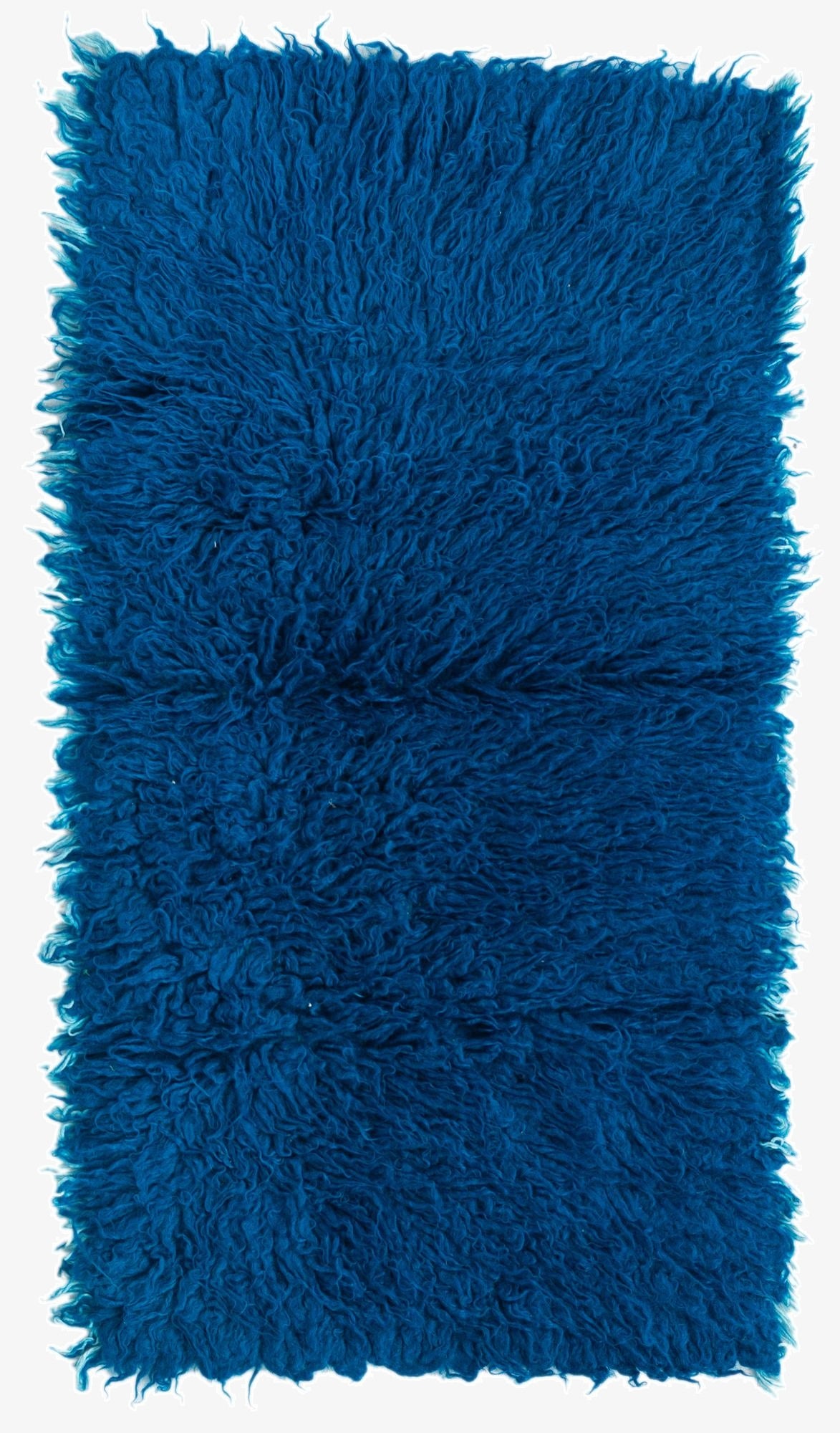 2' 1 x 3' 10  Hand Knotted Moroccan Wool Rug