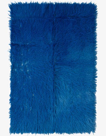 3' 1 x 4' 9 Hand Knotted Moroccan Wool Rug