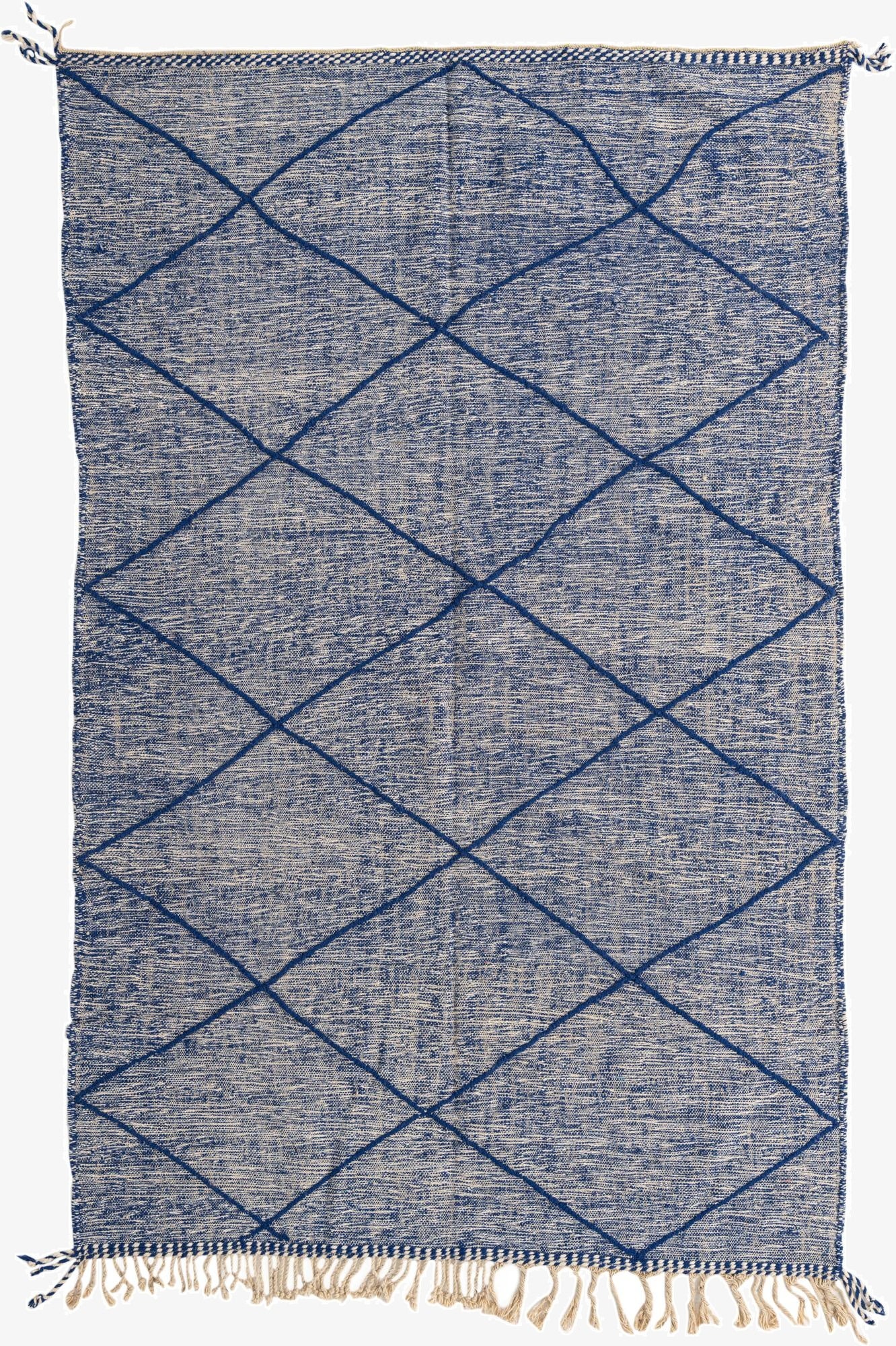 6' 5 x 10' 2  Hand Knotted Moroccan Wool Rug