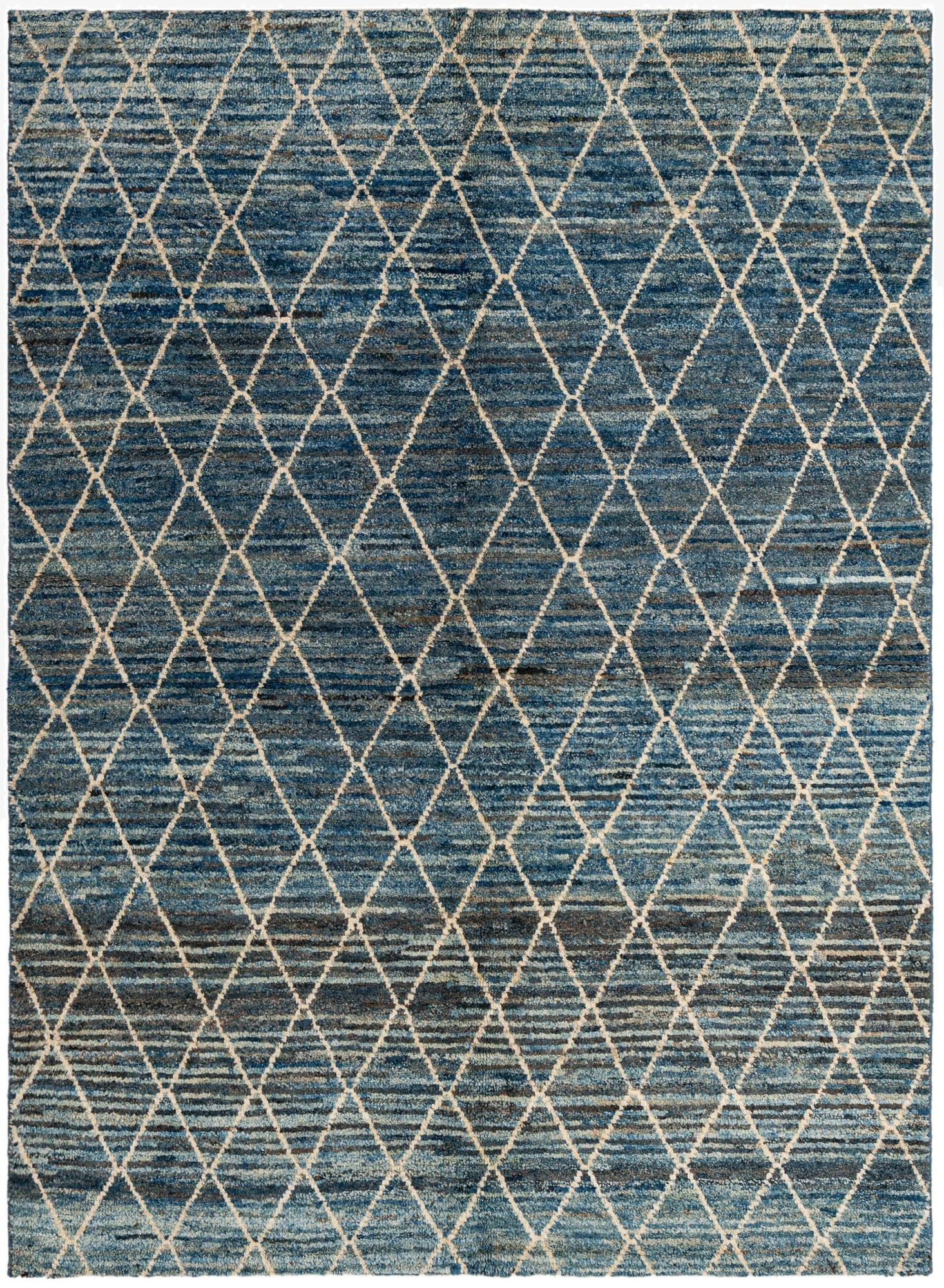 5' 6 x 7' 5  Hand Knotted Moroccan Wool Rug