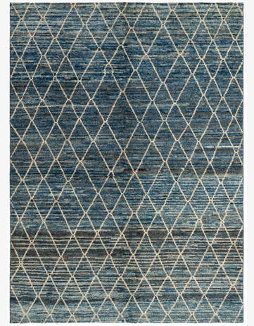 5' 6 x 7' 5 Hand Knotted Moroccan Wool Rug