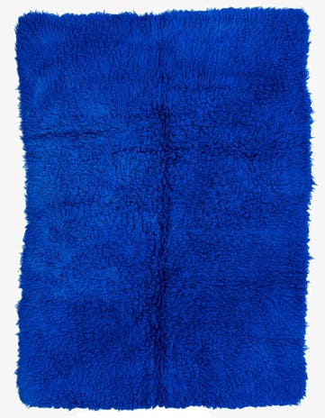 4' 6 x 6' 2 Hand Knotted Moroccan Wool Rug