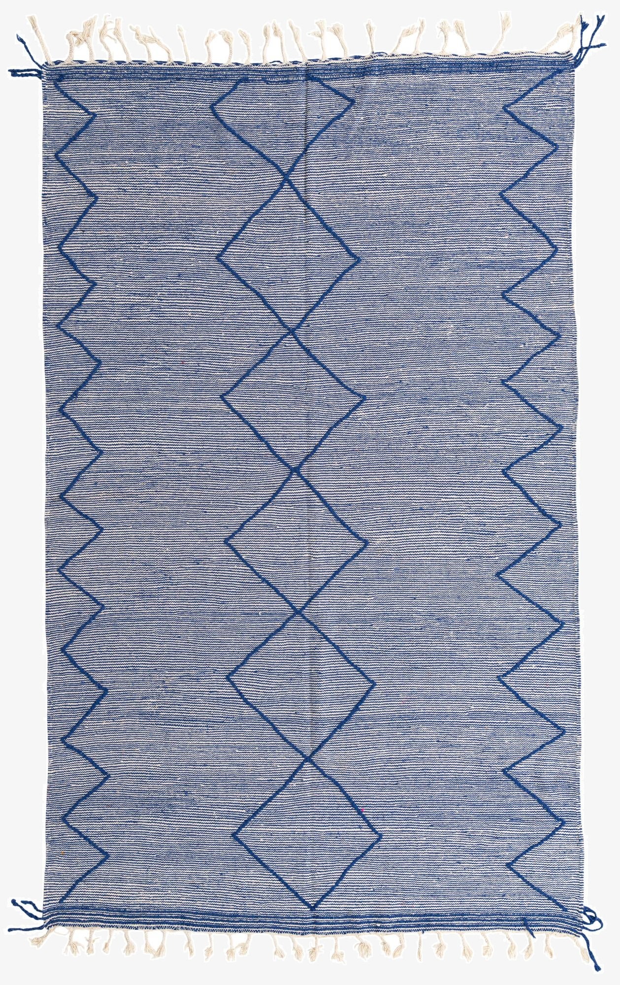 6' 2 x 10'  Hand Knotted Moroccan Wool Rug