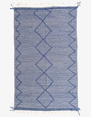 6' 2 x 10' Hand Knotted Moroccan Wool Rug