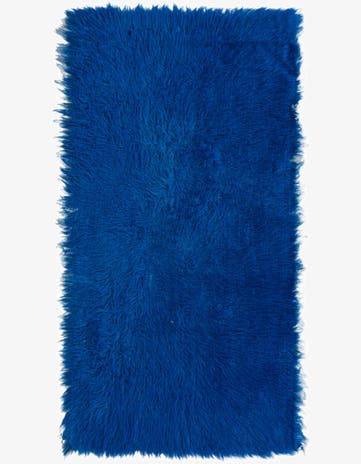 2' 6 x 4' 7 Hand Knotted Moroccan Wool Rug