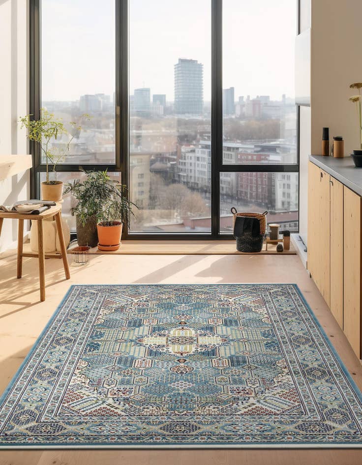 Detail image of 10' x 13' Nain Design Rug