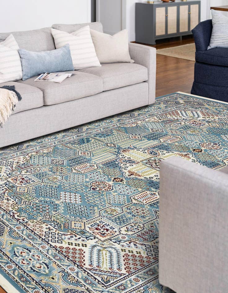 Detail image of 10' x 13' Nain Design Rug