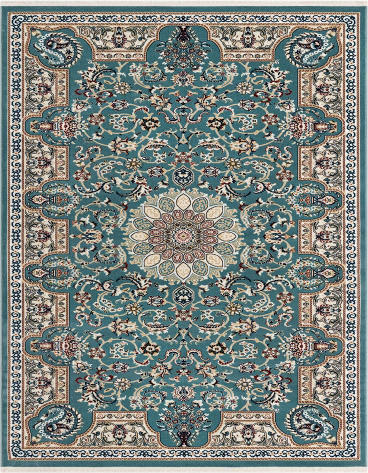 Detail image of 5' 3 x 8' Nain Design Rug