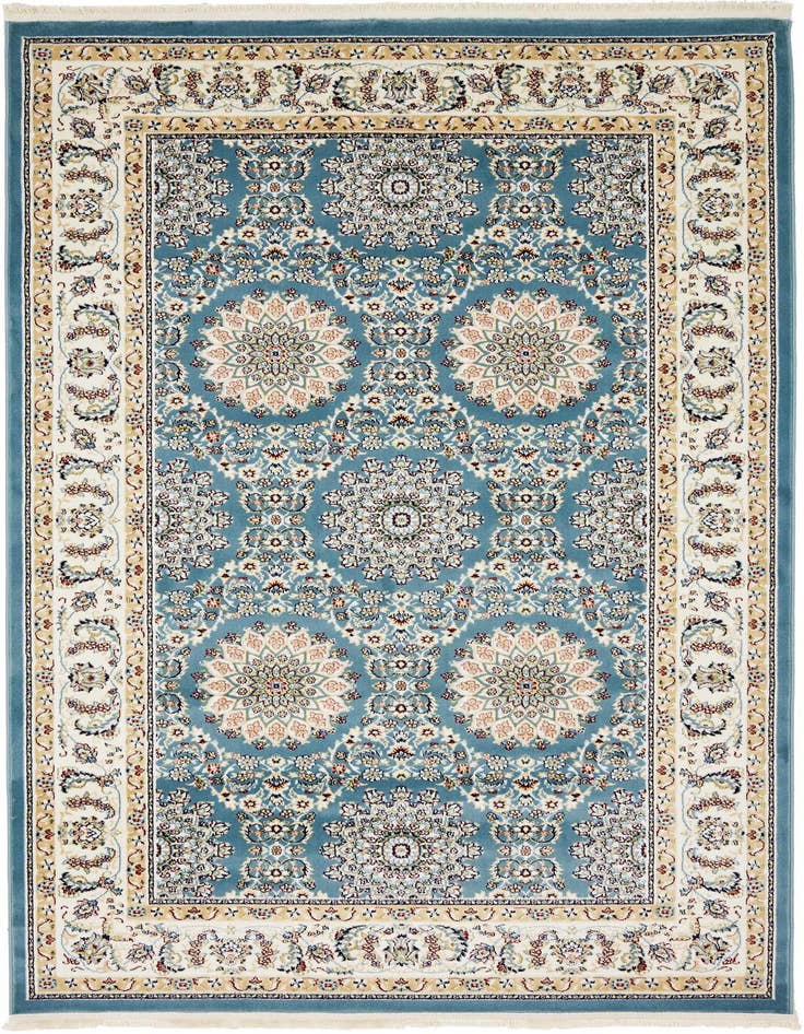 Detail image of 5' 3 x 8' Nain Design Rug