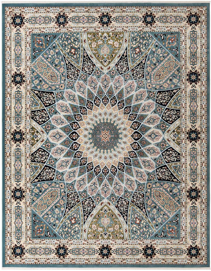 Detail image of 10' x 13' Nain Design Rug