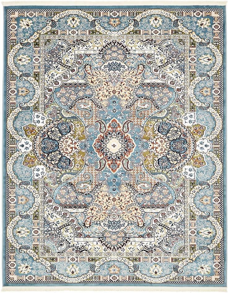 Detail image of 5' 3 x 8' Nain Design Rug