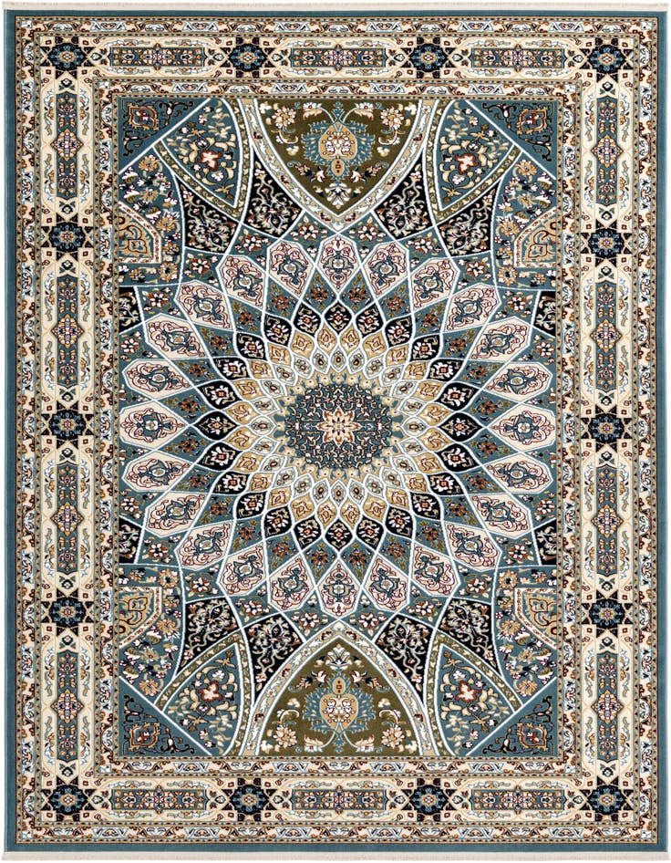Detail image of 6' x 9' Nain Design Rug