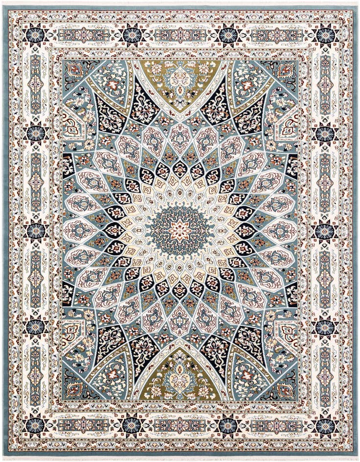 Detail image of 7' 1 x 10' Nain Design Rug