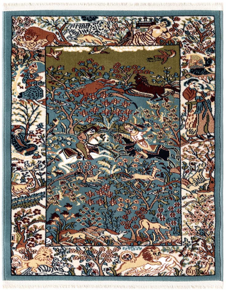 Detail image of 2' x 3' 1 Nain Design Rug
